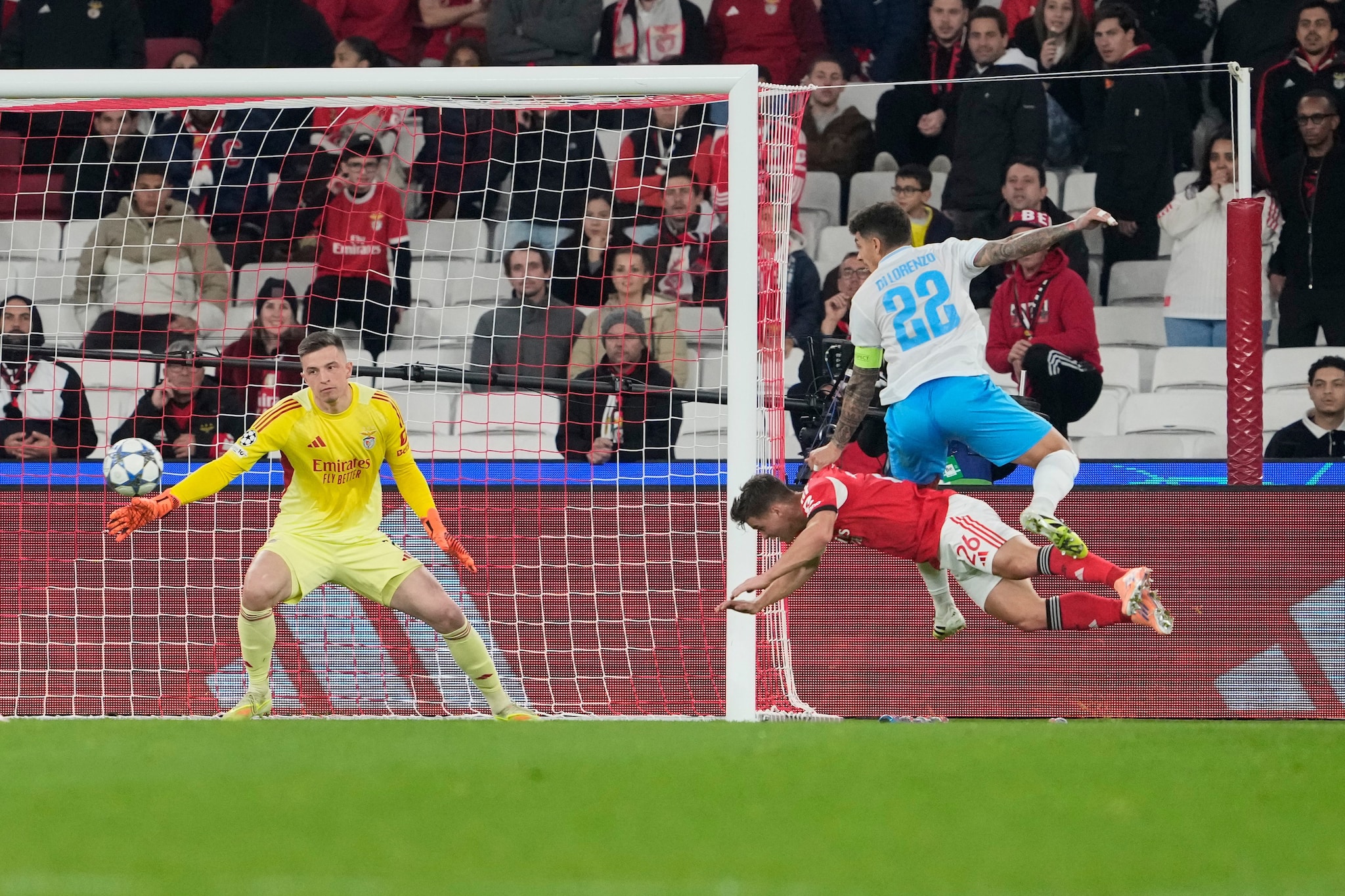 Il Napoli non è stato quasi mai pericoloso verso la porta di Trubin.