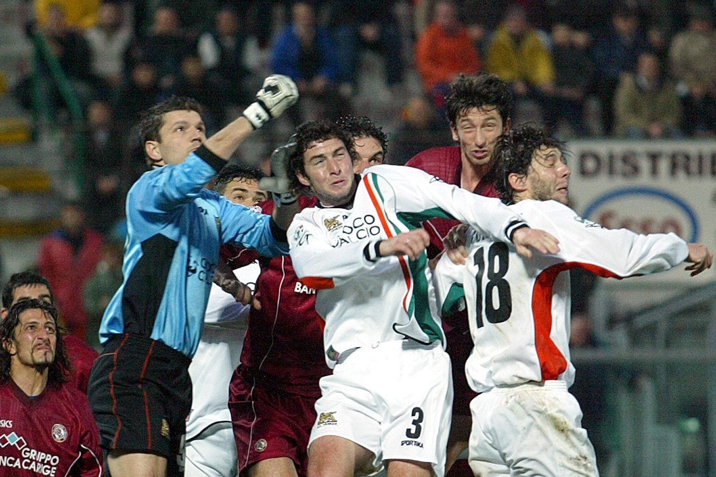 Soviero in azione in un Reggina–Venezia.