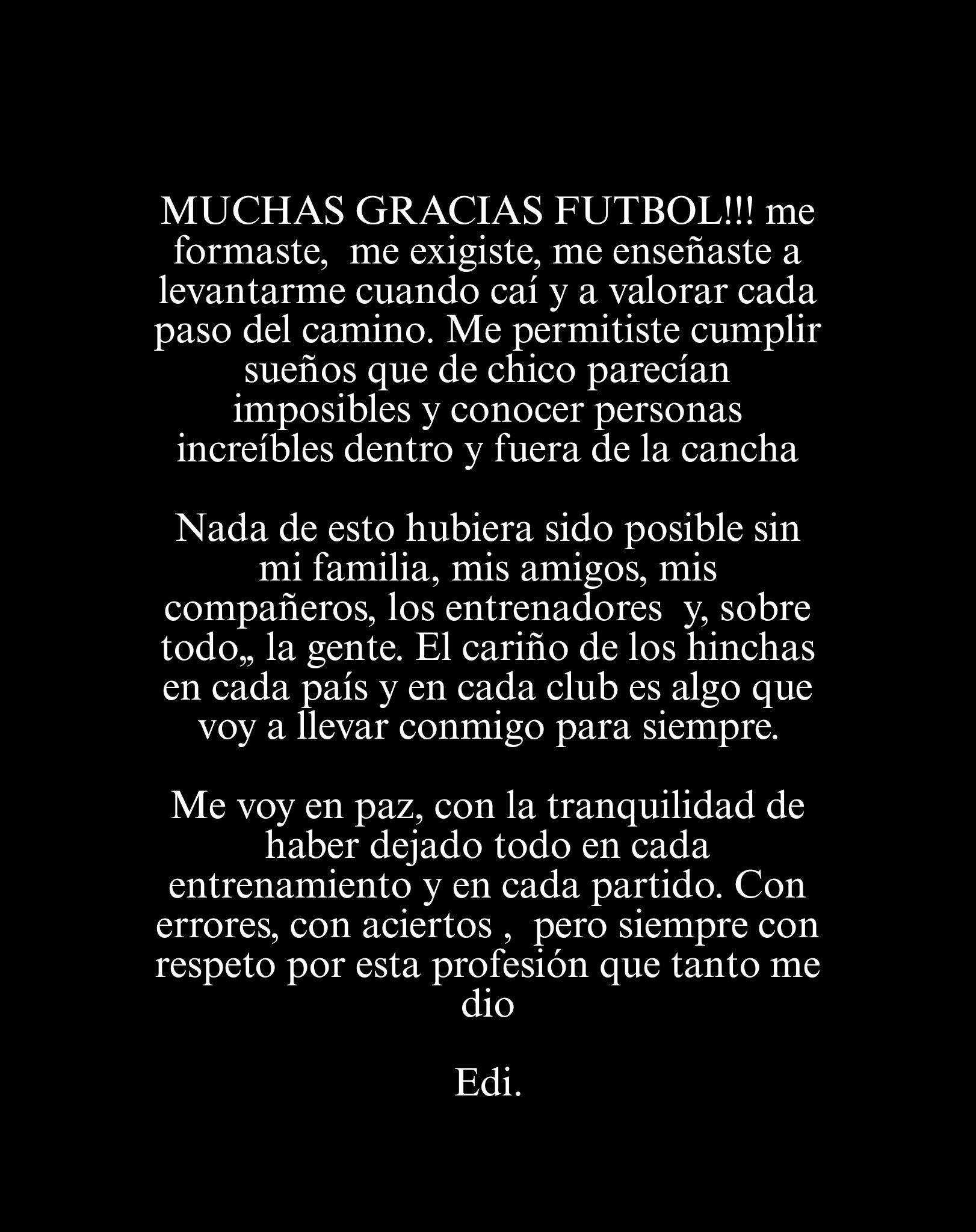 Il finto messaggio di Cavani: la notizia dell’addio al calcio è uno scherzo