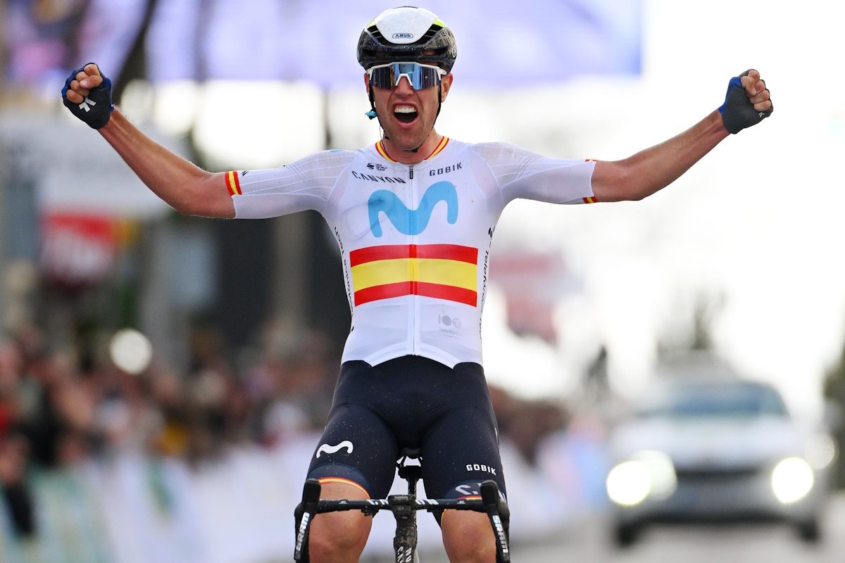 Il campione spagnolo Oier Lazkano ai tempi della Movistar (2022–2024)