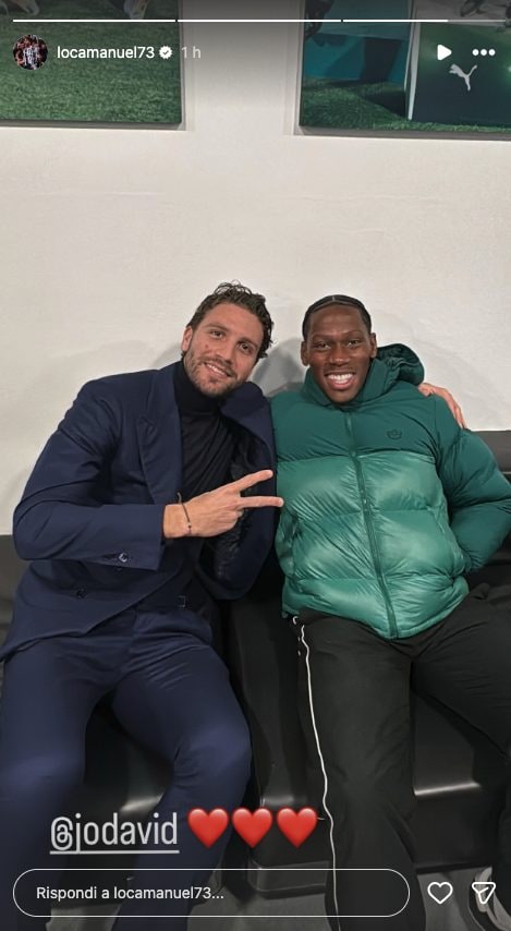 Locatelli con David.