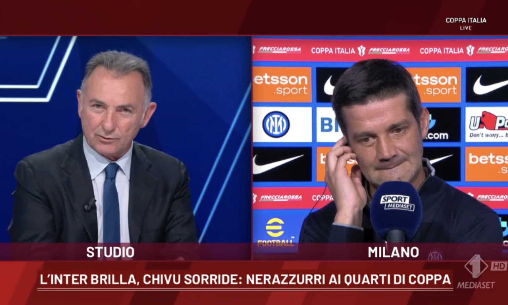 Chivu commenta la partita di Frattesi