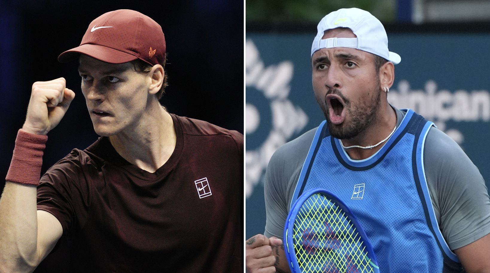 Jannik Sinner e Nick Kyrgios avversari nel nuovo torneo: si gioca un solo punto, in palio molti soldi