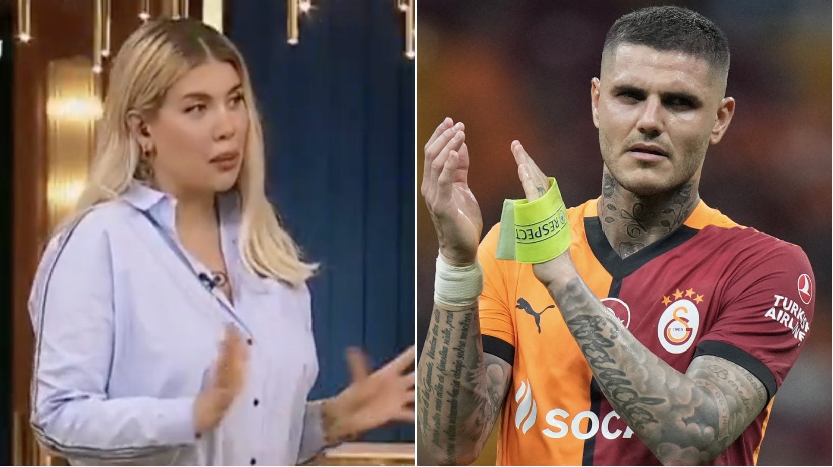 Wanda Nara incontrollabile in studio, riprese TV interrotte: colpa di Mauro Icardi, ha avuto ragione