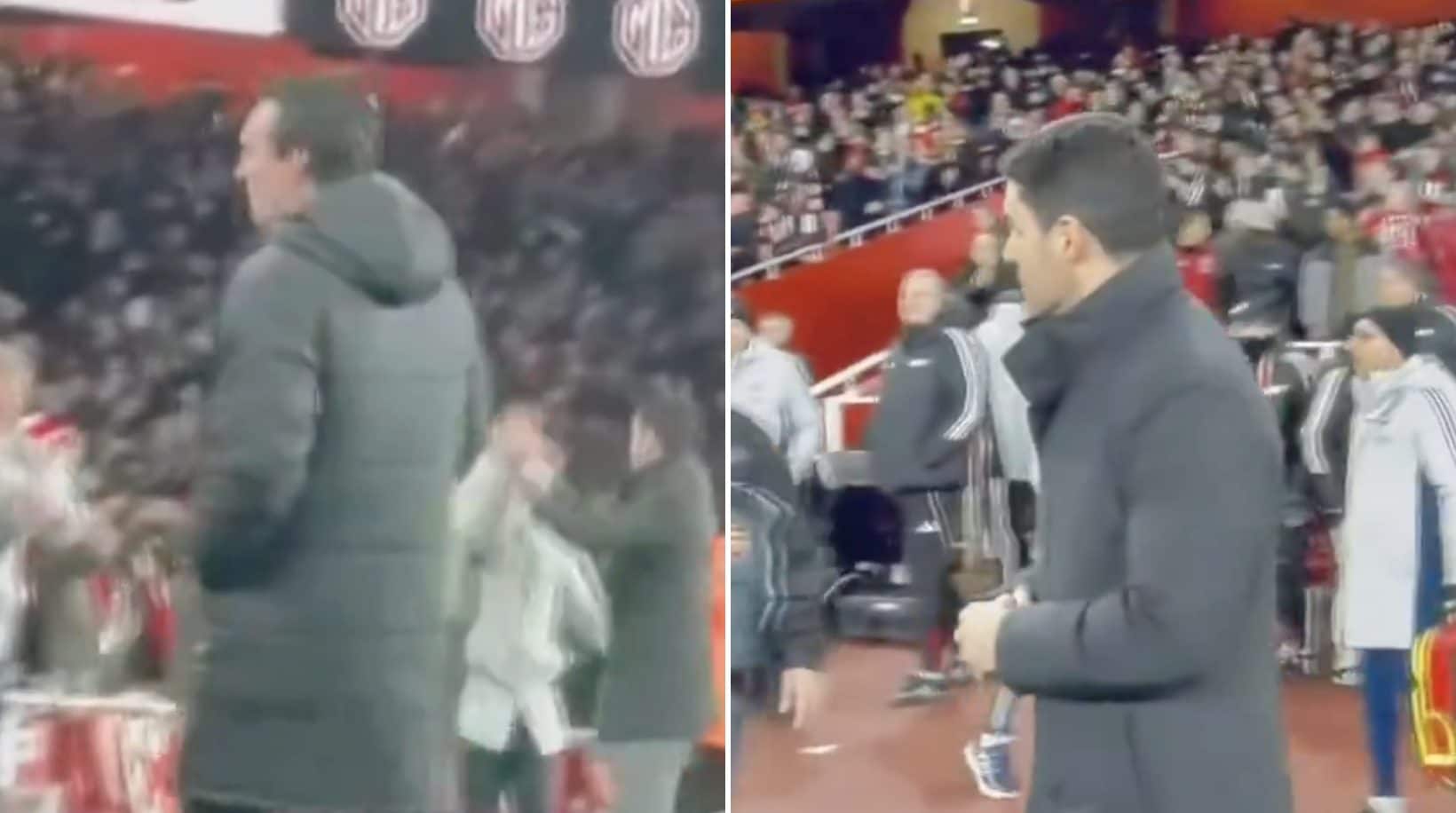 Emery non saluta Arteta e fugge negli spogliatoi: "Fa troppo freddo". Un video svela la verità