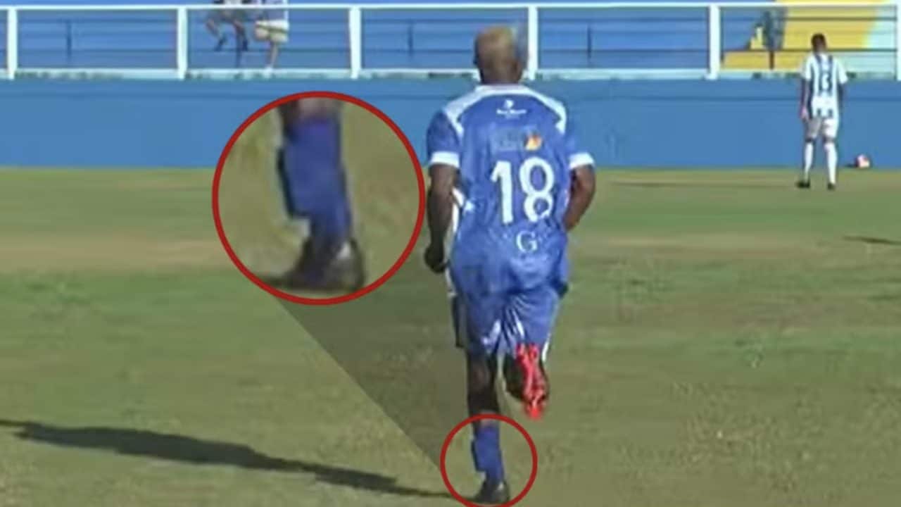 Yuri de Carvalho in campo con il braccialetto elettronico alla caviglia: scoppia il caso in Brasile