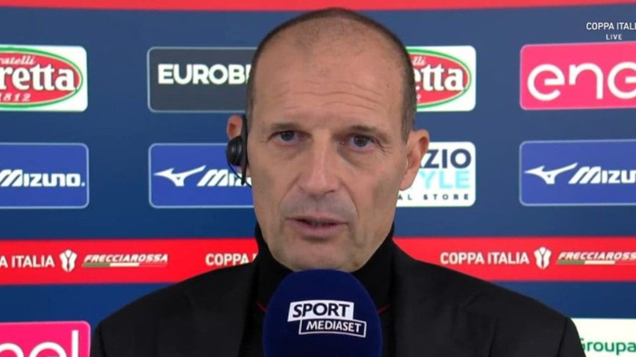 Allegri guarda oltre la sconfitta di Coppa Italia: "Nessun dramma, pensiamo a tornare in Champions"
