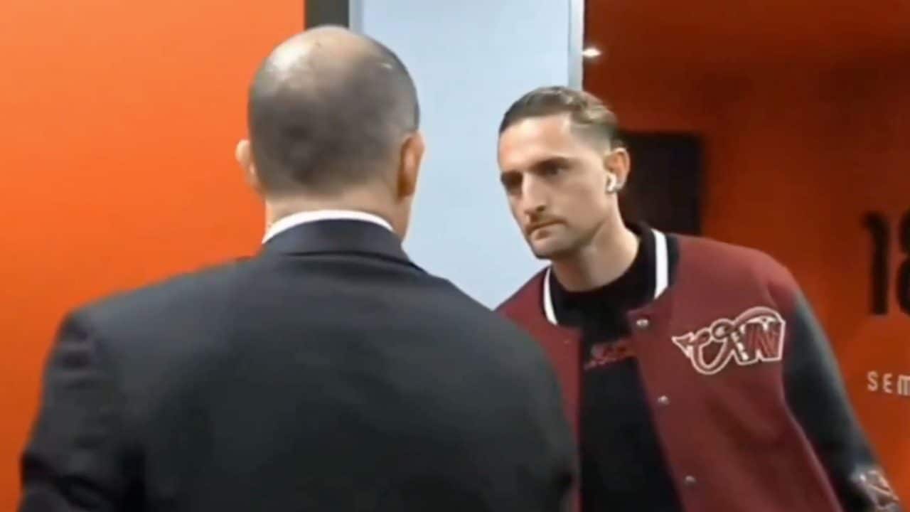 La frase sussurrata da Allegri a Rabiot diventa virale: parlano come fossero ancora alla Juventus