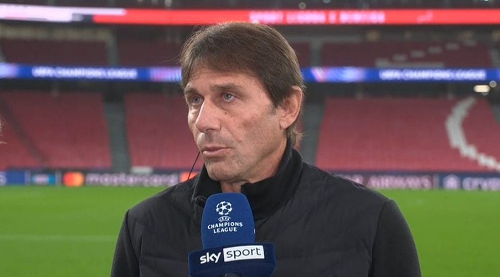 Antonio Conte parla di Benfica-Napoli e in TV cita Al Pacino: è una questione di centimetri