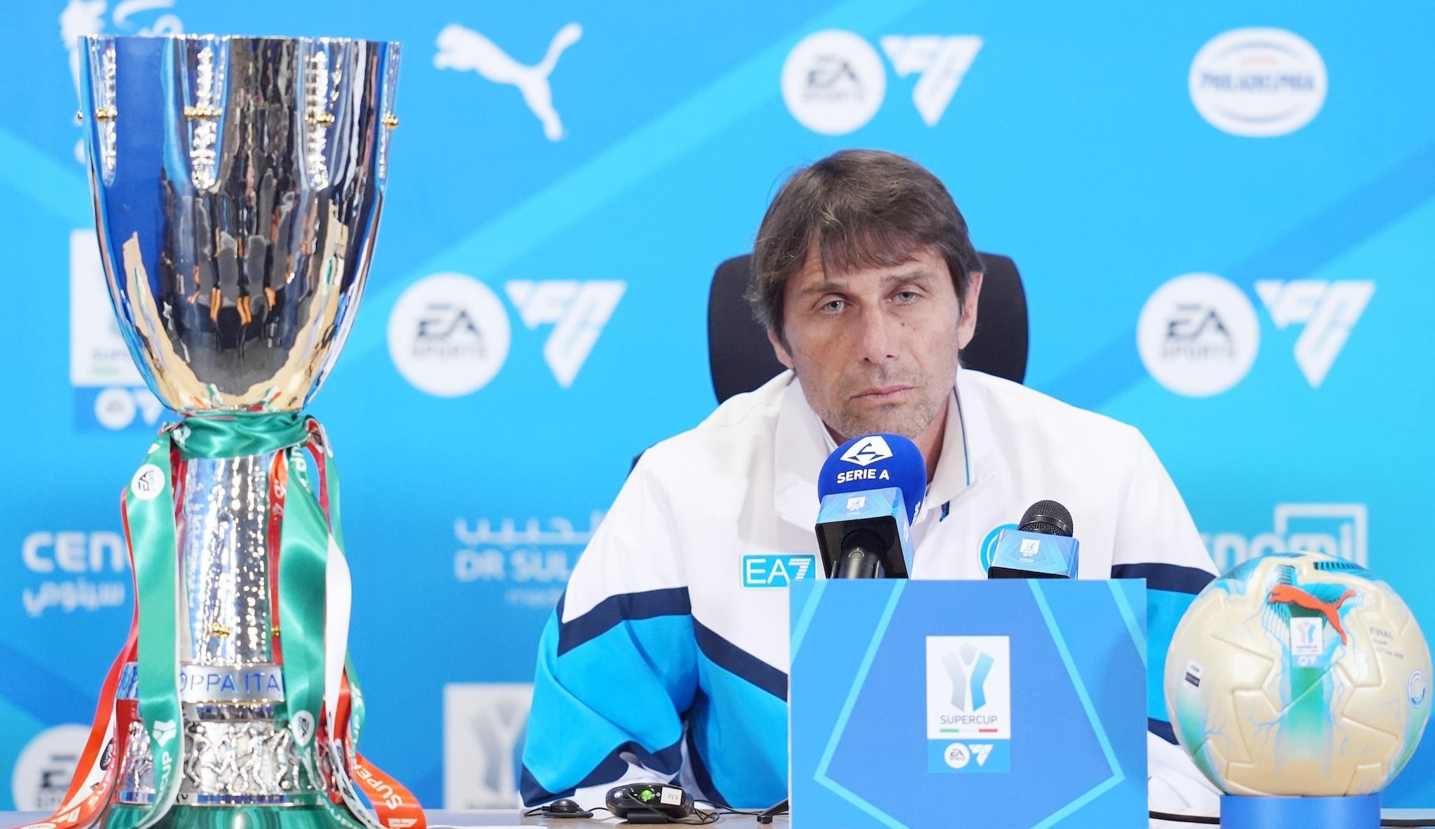 Conte e la finale di Supercoppa: "Sono stato chiaro e sembra che non capite". Con chi ce l'ha
