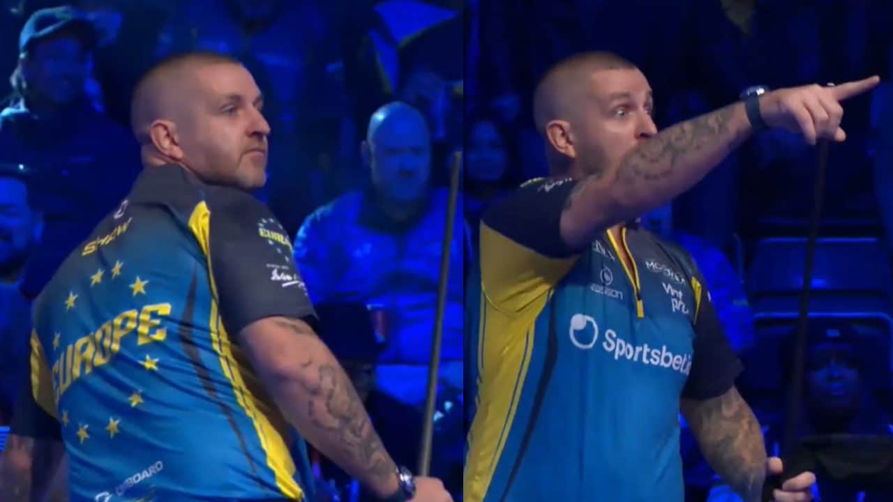 Jayson Shaw esplode contro un tifoso, la sala da biliardo diventa un ring: "Ci vediamo fuori"