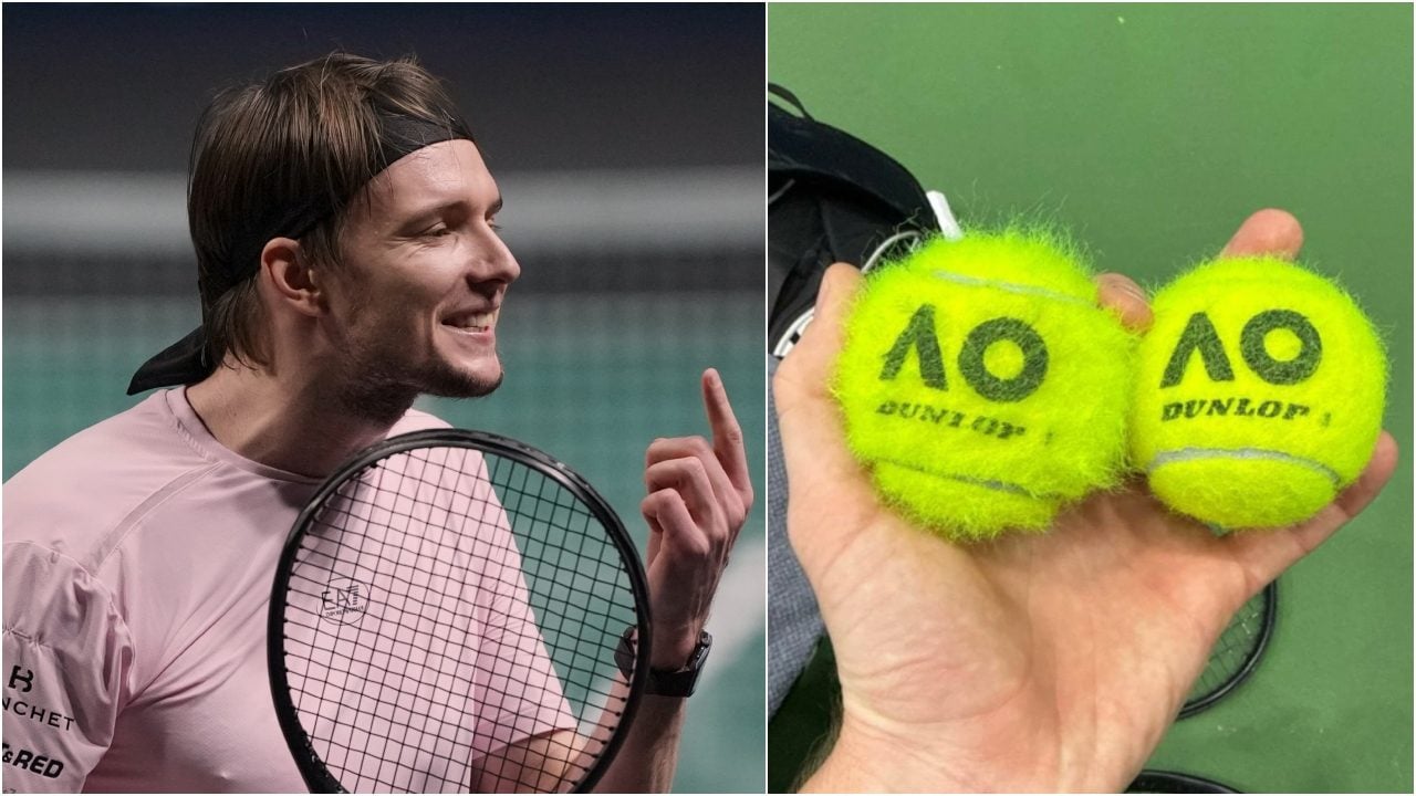 Bublik distrugge le palline degli Australian Open mostrando una foto: "Dopo 5 minuti sono così"