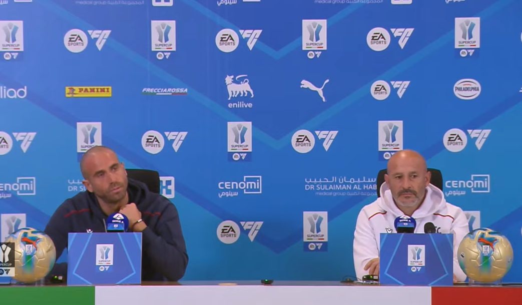 La conferenza stampa di Riad del Bologna prima della semifinale di Supercoppa contro l’Inter