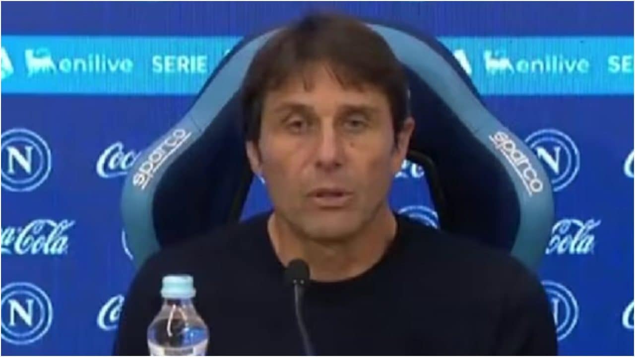 Conte esalta il suo Napoli in conferenza stampa: "Non abbiamo paura di niente e di nessuno"