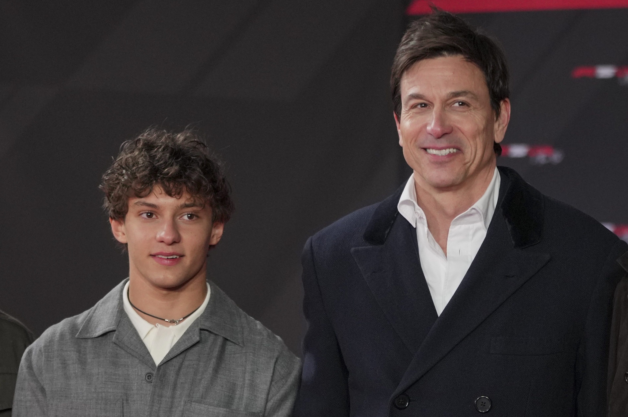 Kimi col suo mentore, il boss della Mercedes Toto Wolff