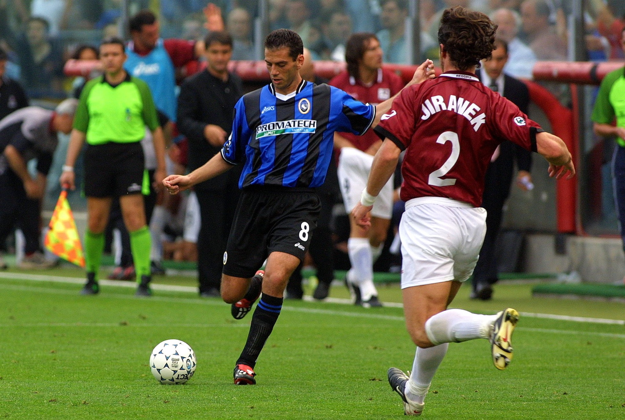 Luciano Zauri ai tempi dell’Atalanta.