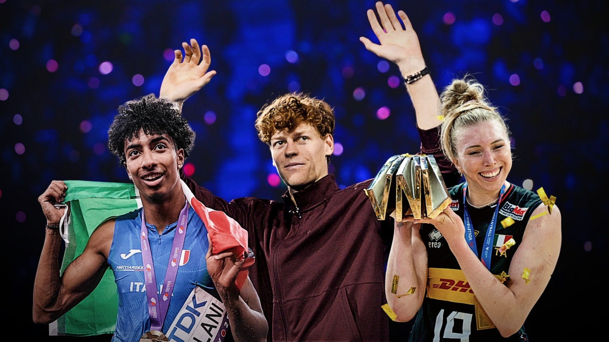 Jannik Sinner e i suoi fratelli, chi sono stati i cinque migliori sportivi italiani del 2025