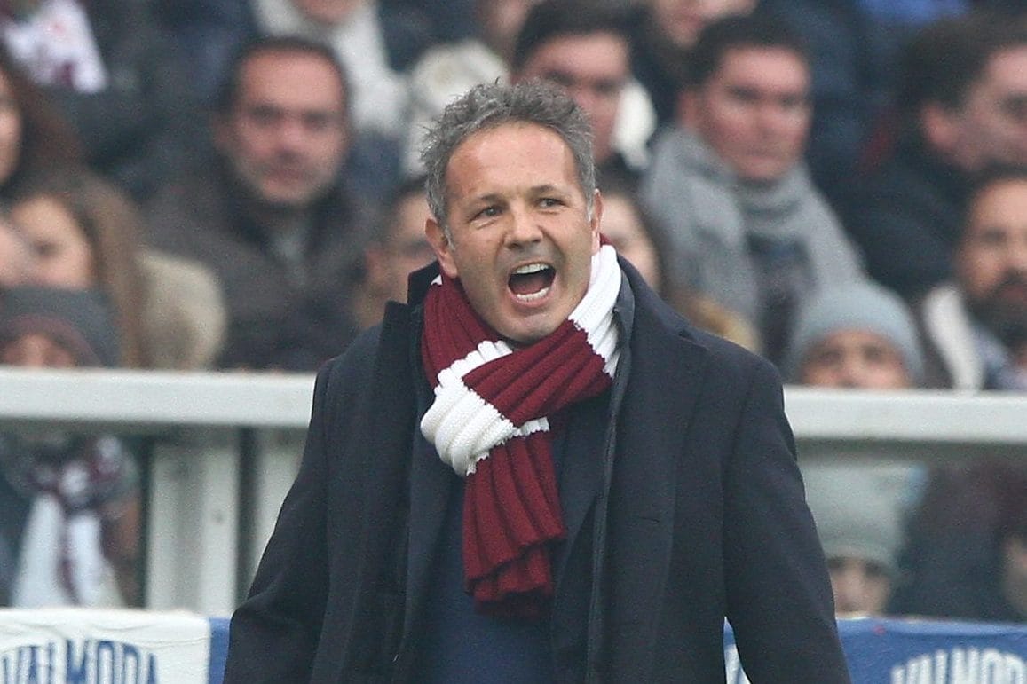 Sinisa Mihajlovic ai tempi del Torino: lo ha allenato dal 2016 al 2018