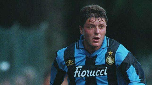 Orlandini durante una partita con l’Inter.