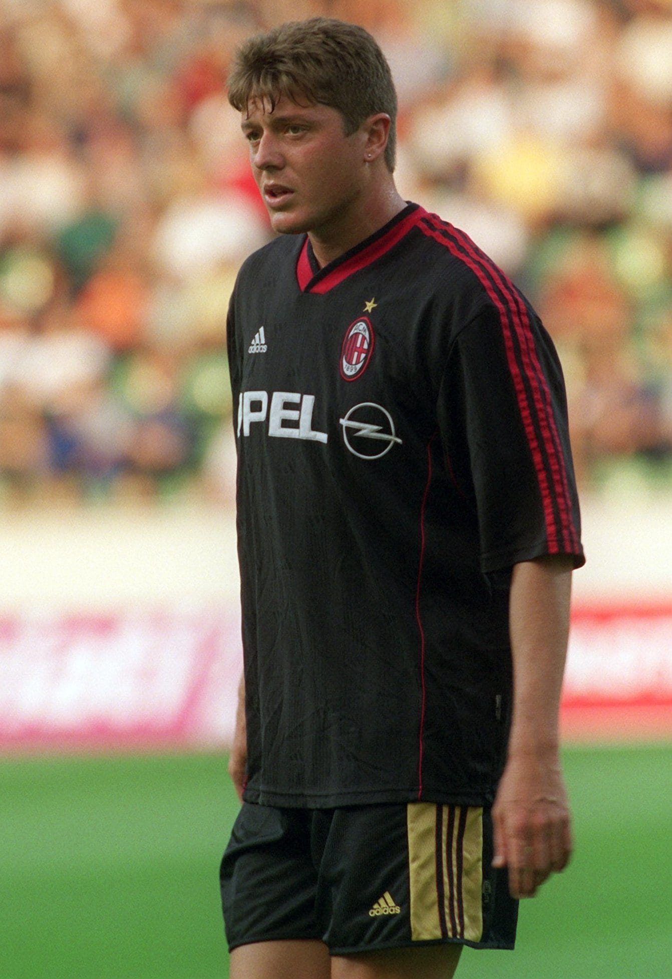 Orlandini durante l’esperienza al Milan.