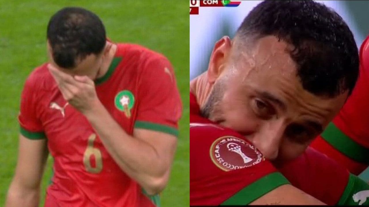Il dramma di Saïss, in lacrime in Marocco-Comore: Coppa d'Africa già finita dopo solo 15 minuti