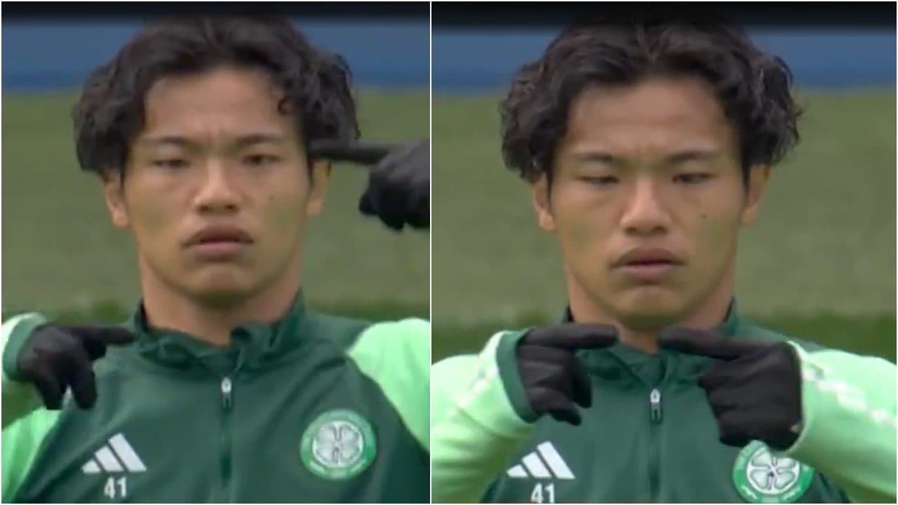 Lo strano riscaldamento di Hatate prima di Celtic-Roma: a cosa serve l'allenamento per gli occhi