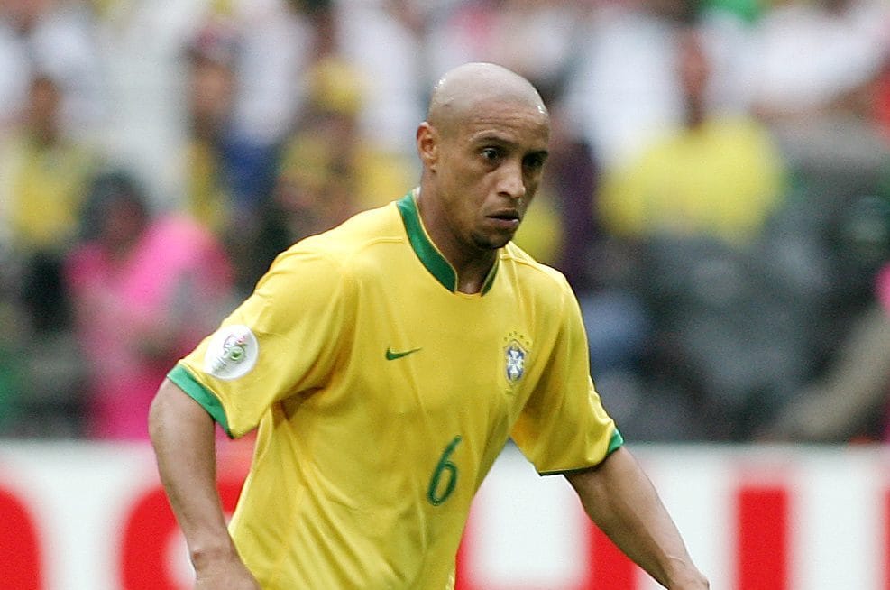 Roberto Carlos con la maglia del Brasile: ha vinto un Mondiale e due Copa America