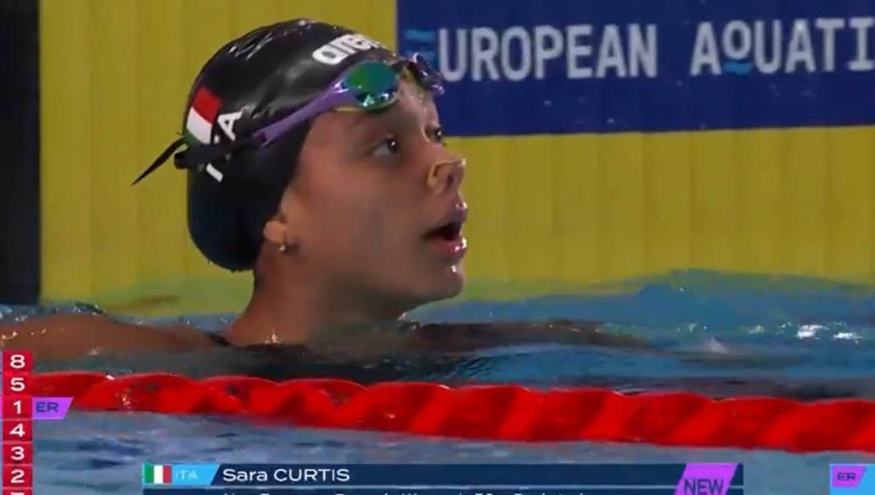 Sara Curtis devastante: medaglia d'oro agli Europei in vasca corta e record del mondo nei 50 dorso