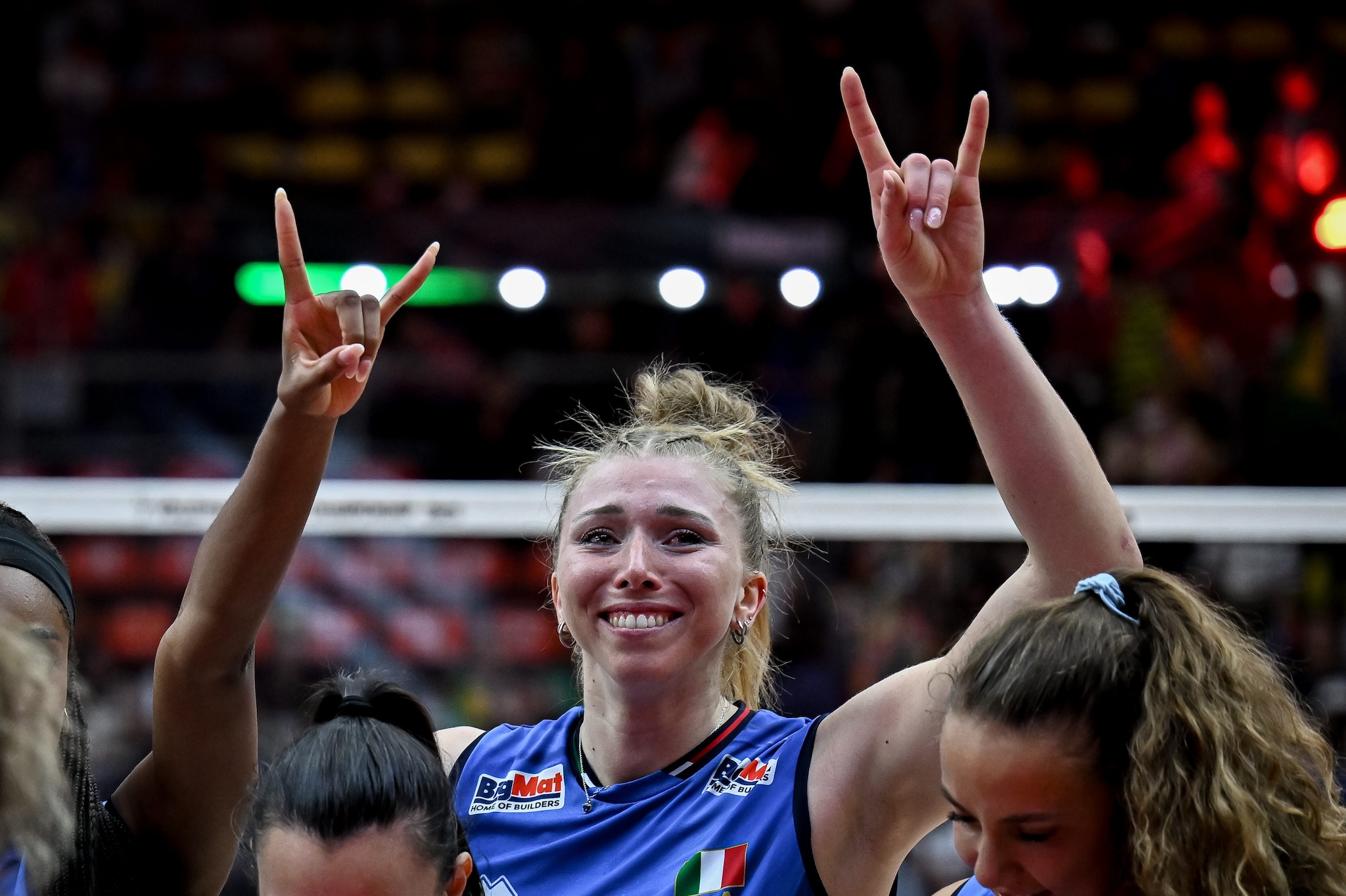 Sara Fahr, una delle colonne dell’Italvolley campione del mondo.