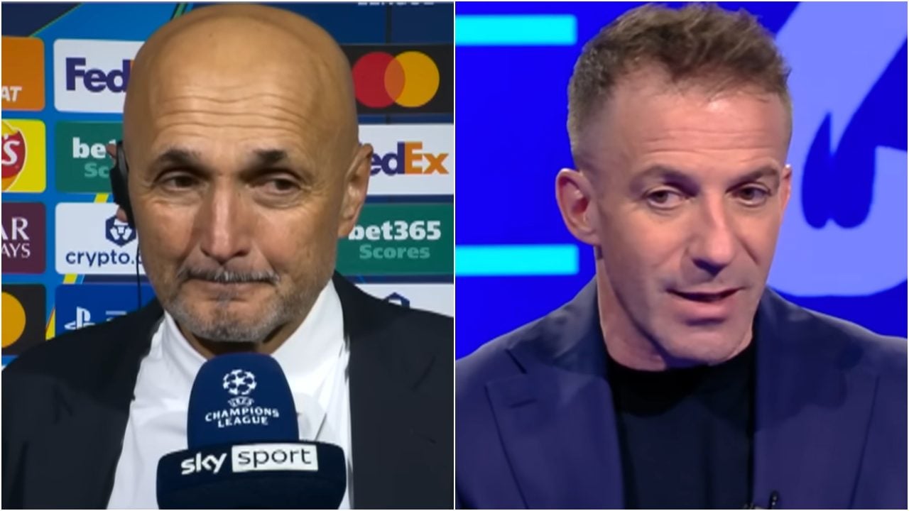La reazione di Spalletti alla domanda scomoda di Del Piero sulla Juventus: "Dove vai così?"