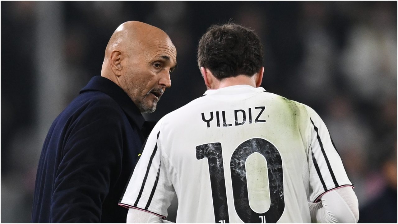 Spalletti sta pensando di cambiare ruolo a Yildiz nella Juventus, contro il Napoli e non solo