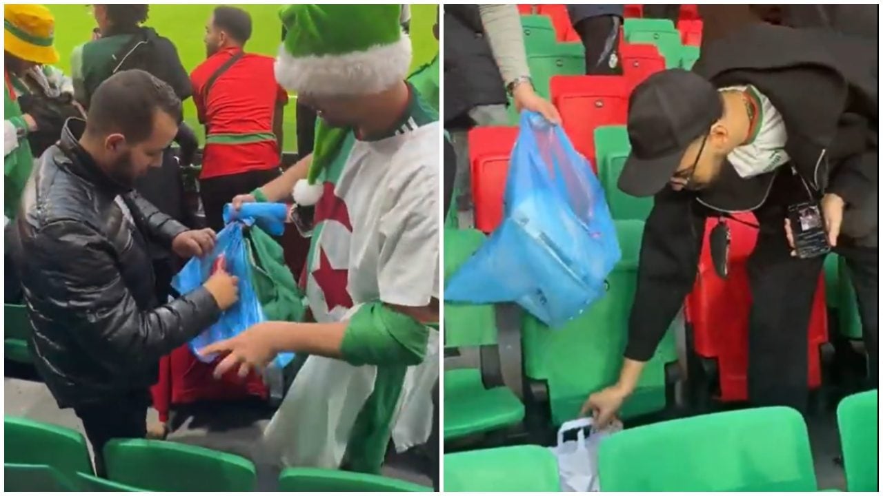 I tifosi dell'Algeria puliscono lo stadio in Coppa d'Africa: il bellissimo gesto dopo la vittoria