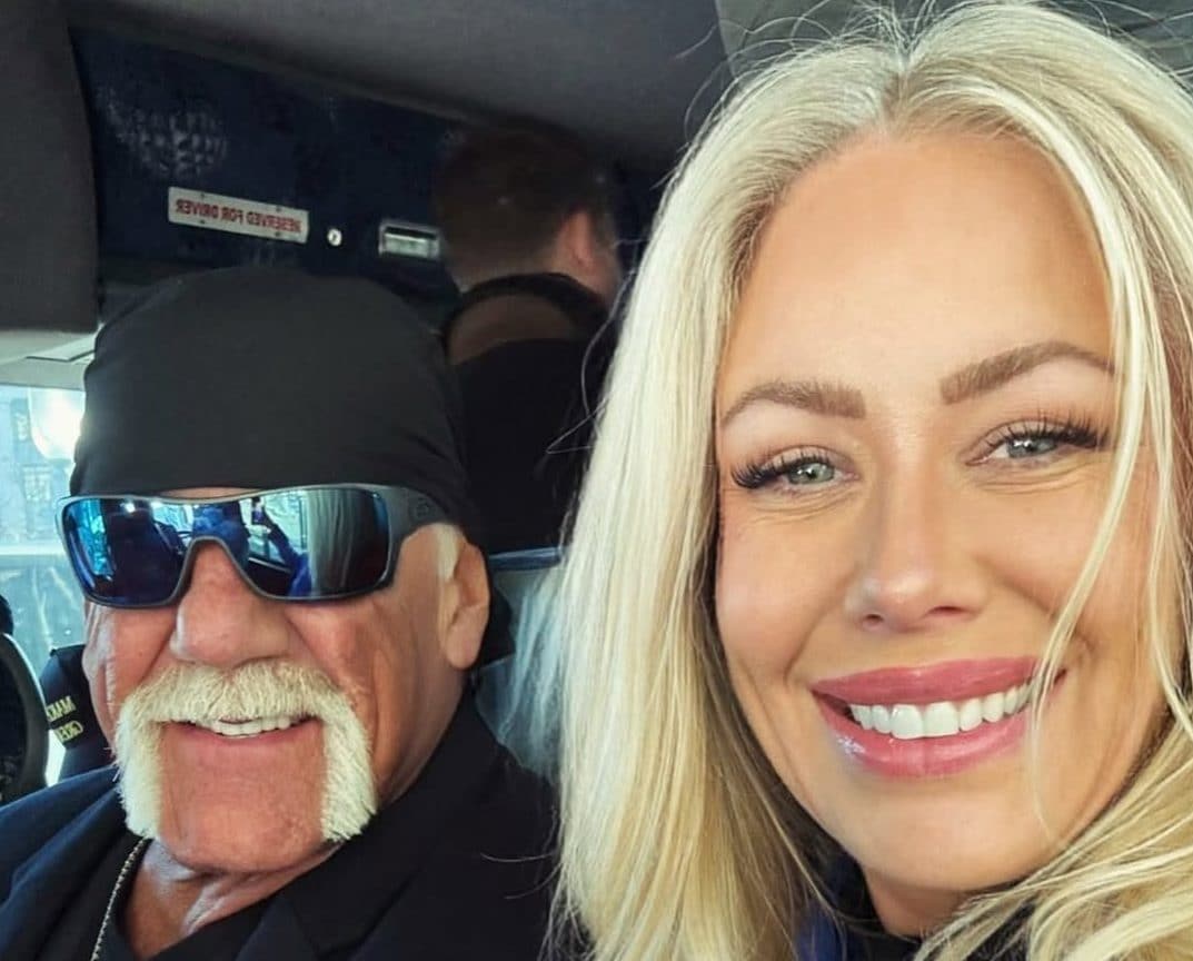 Hulk Hogan con la sua ultima moglie