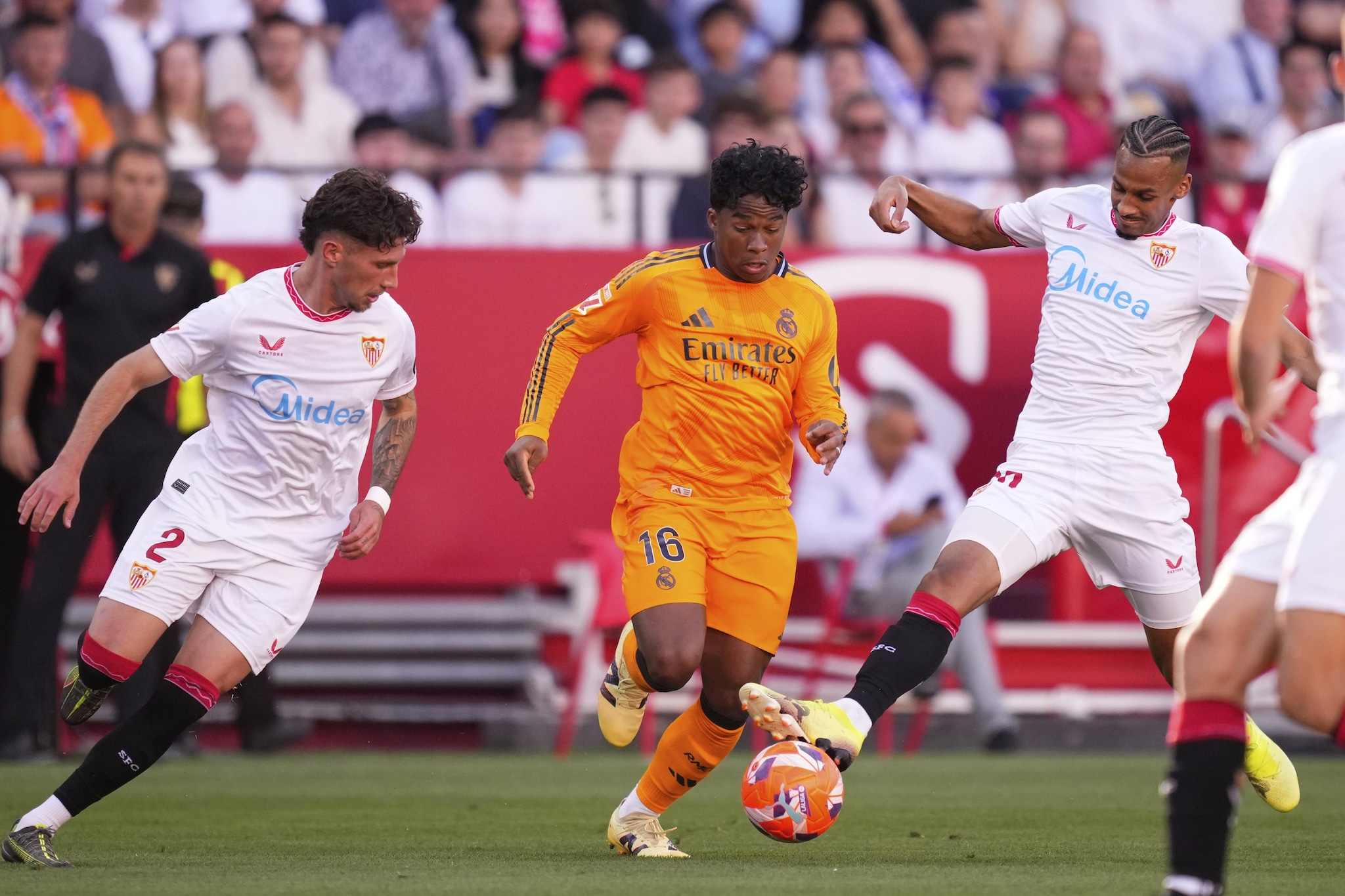 40 partite e 7 gol, ma 5 in Coppa del Re, per Endrick con il Real Madrid.