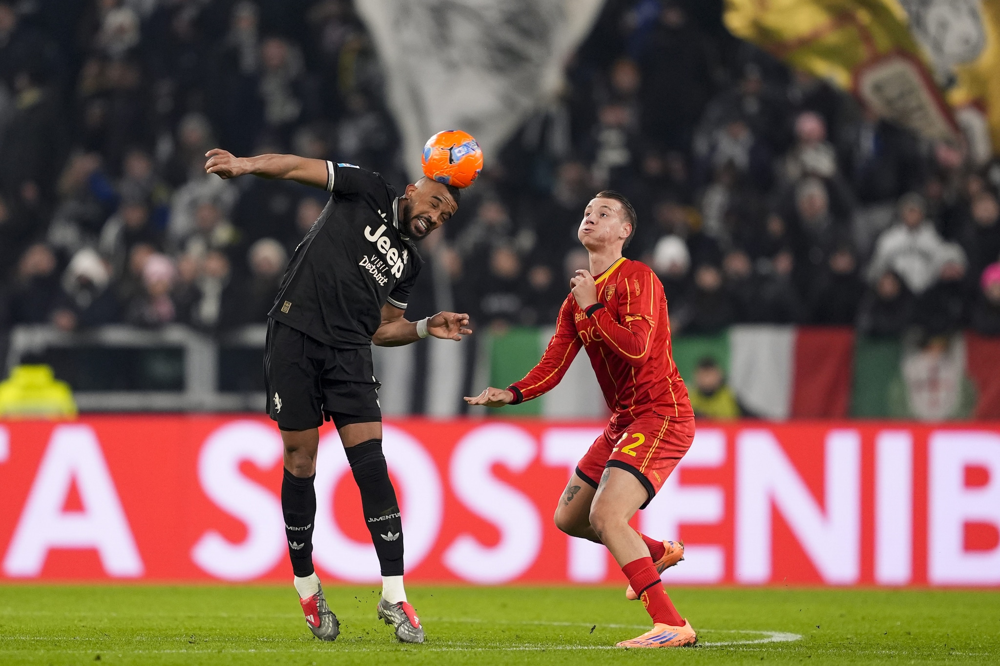 Bremer in azione in Juventus–Lecce 1–1
