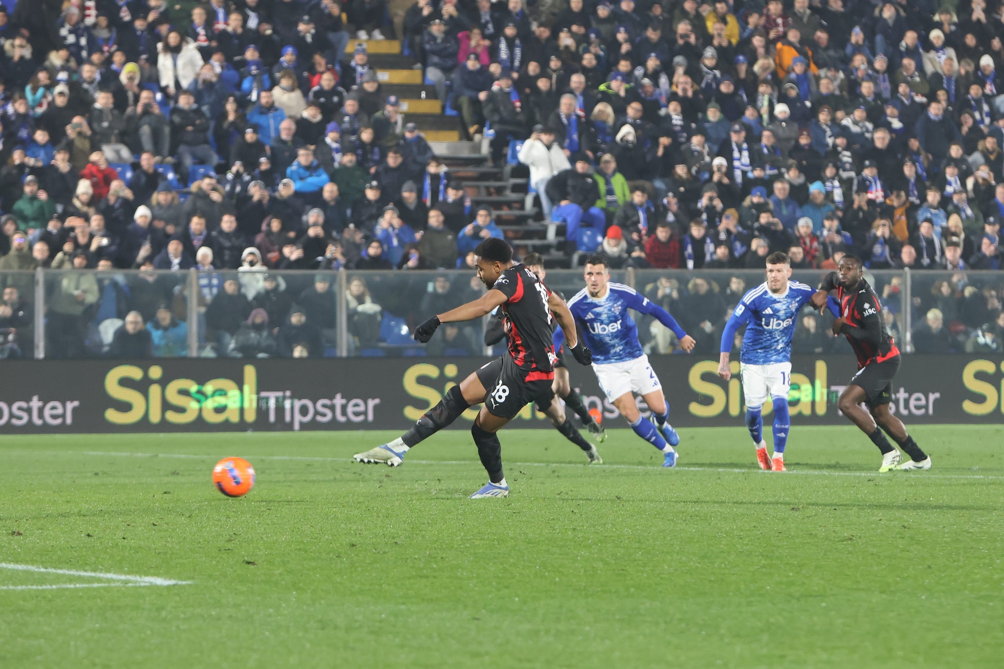 Il calcio di rigore trasformato da Nkunku.