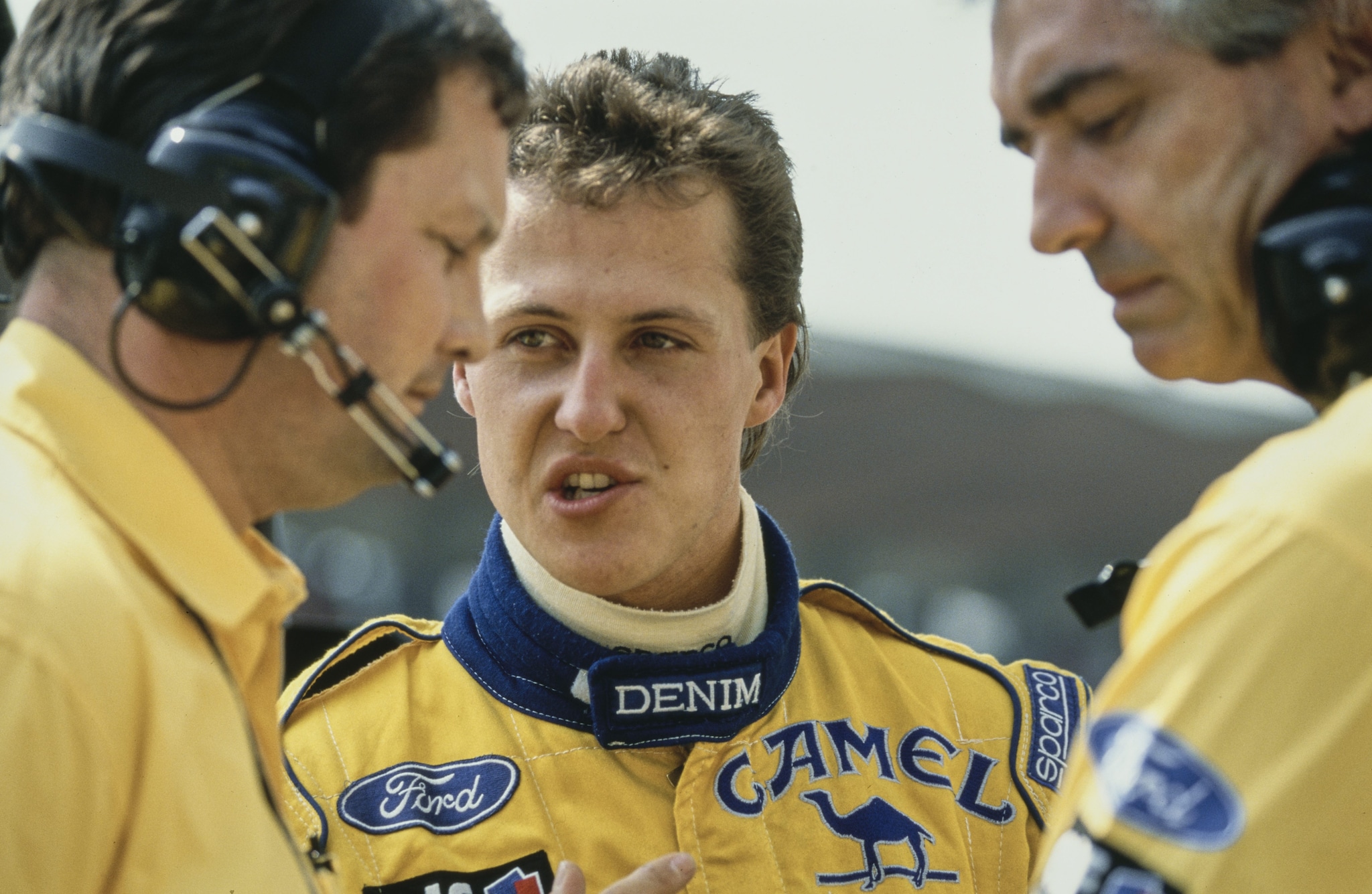 Schumacher con Briatore.