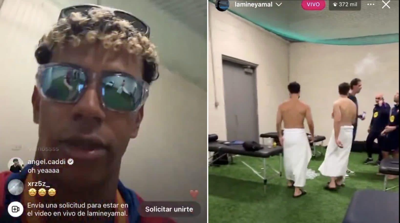 Gaffe di Yamal con Szczesny in diretta dallo spogliatoio del Barcellona: "Questo non posso filmarlo"