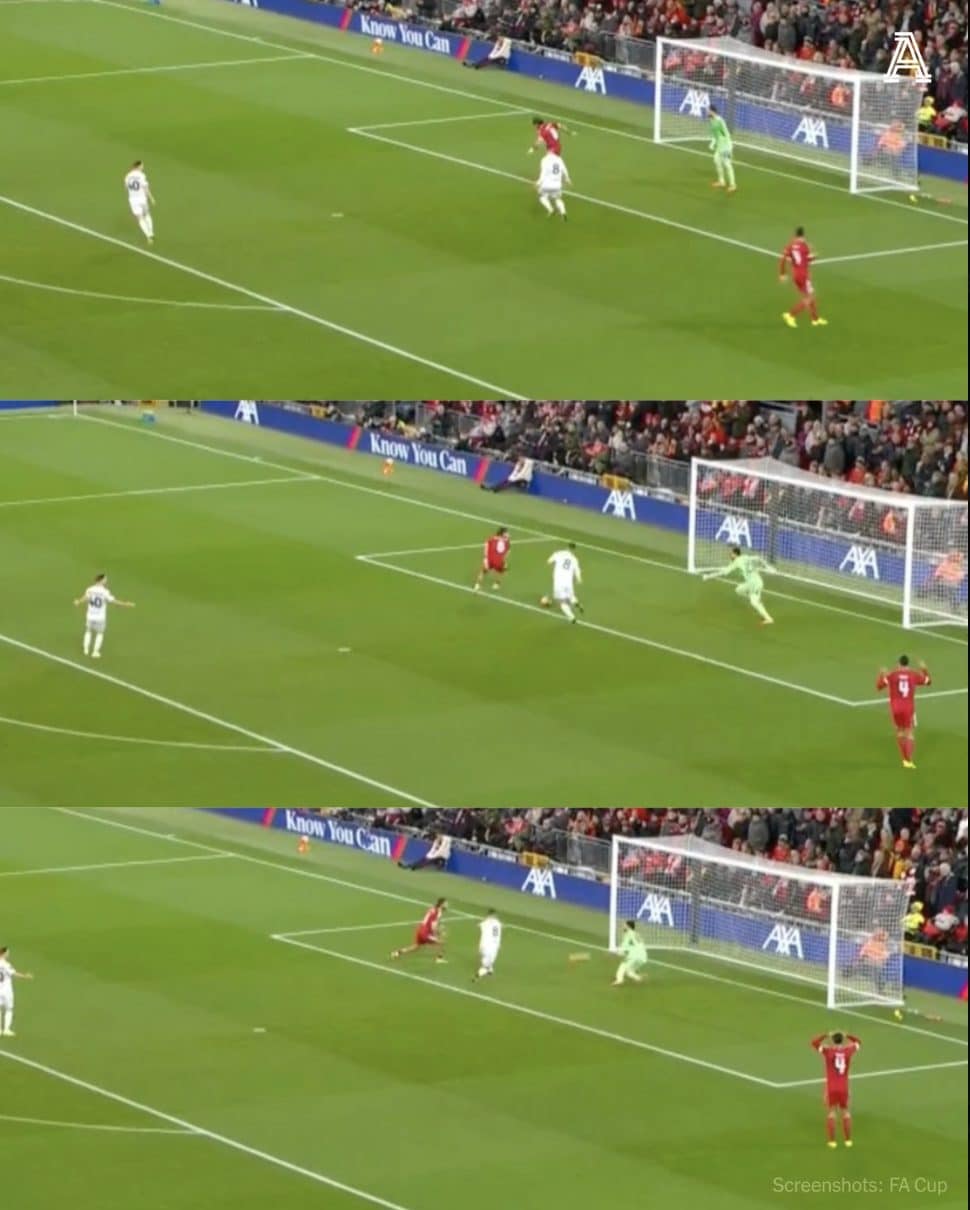 L’erroraccio di Szoboszlai davanti alla porta