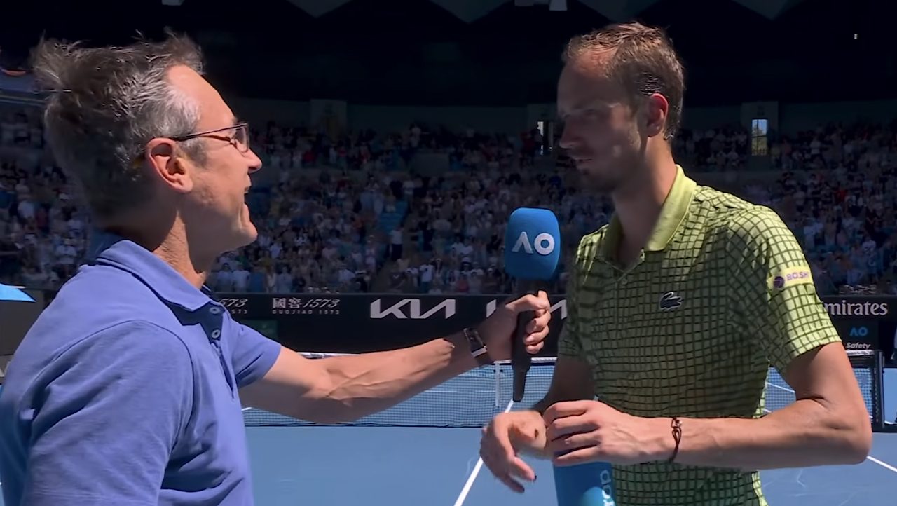 Medvedev e l’intervista complicata agli Australian Open: "Tranquillo Mats non ti sputerò addosso"