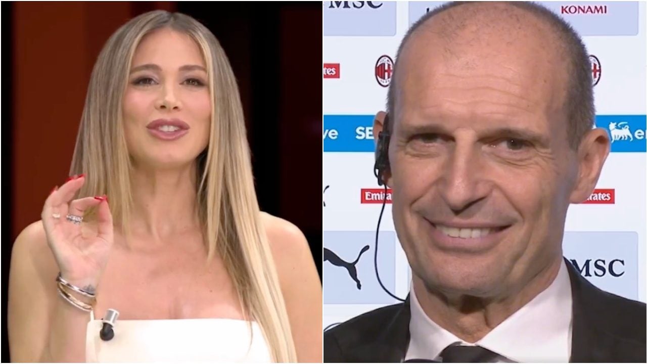 Diletta Leotta smaschera Allegri in diretta TV: "Ma esattamente a quale giornata la smetterà?"