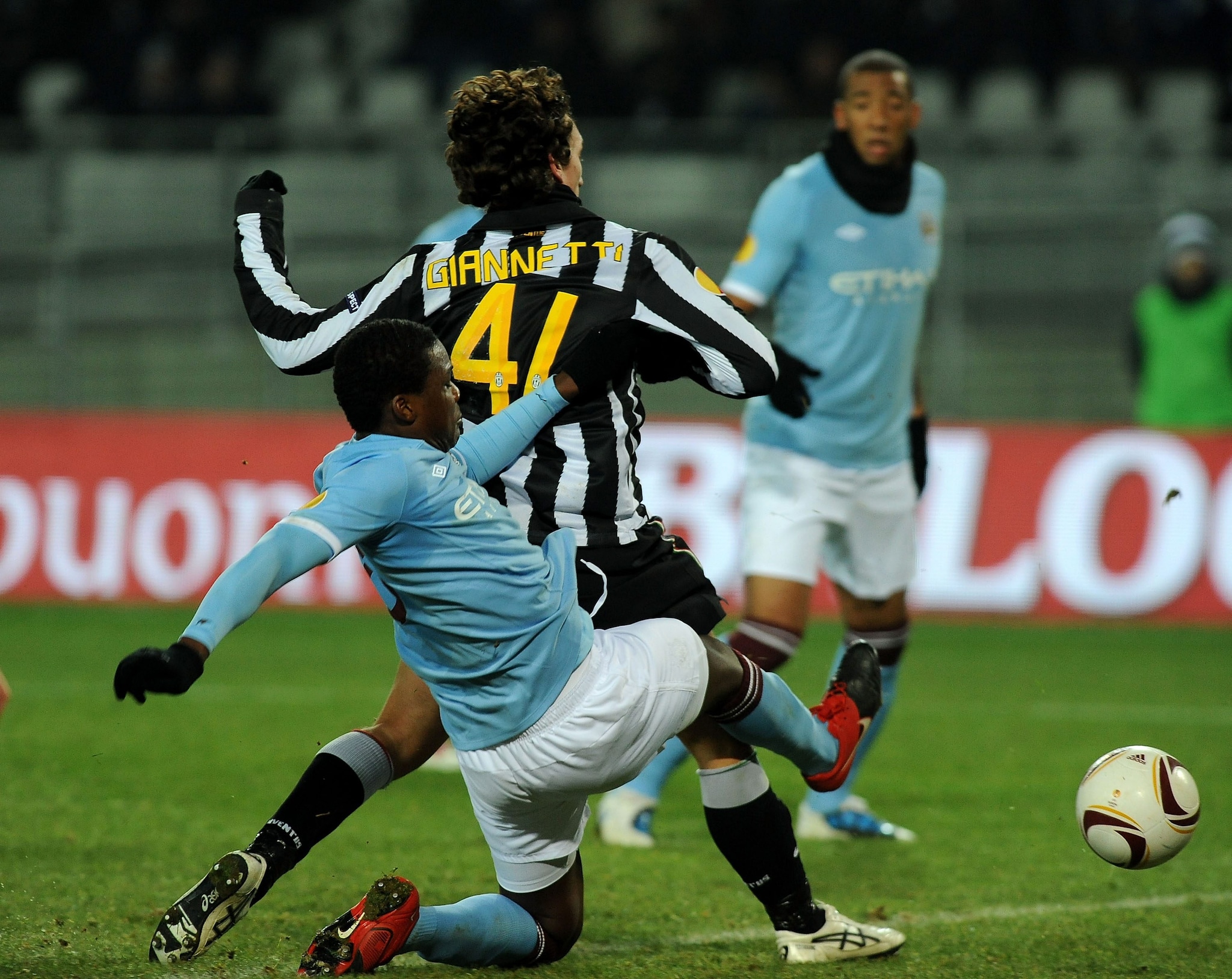 Giannetti e il gol con la Juventus al Manchester City.