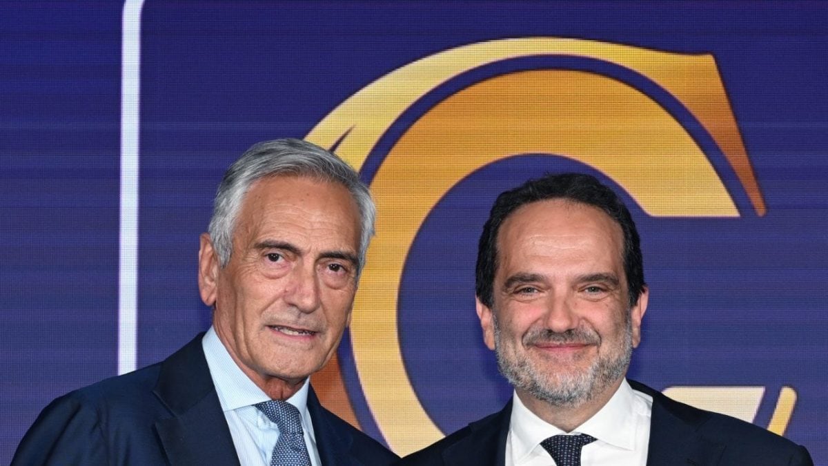 Gabriele Gravina e Matteo Marani.