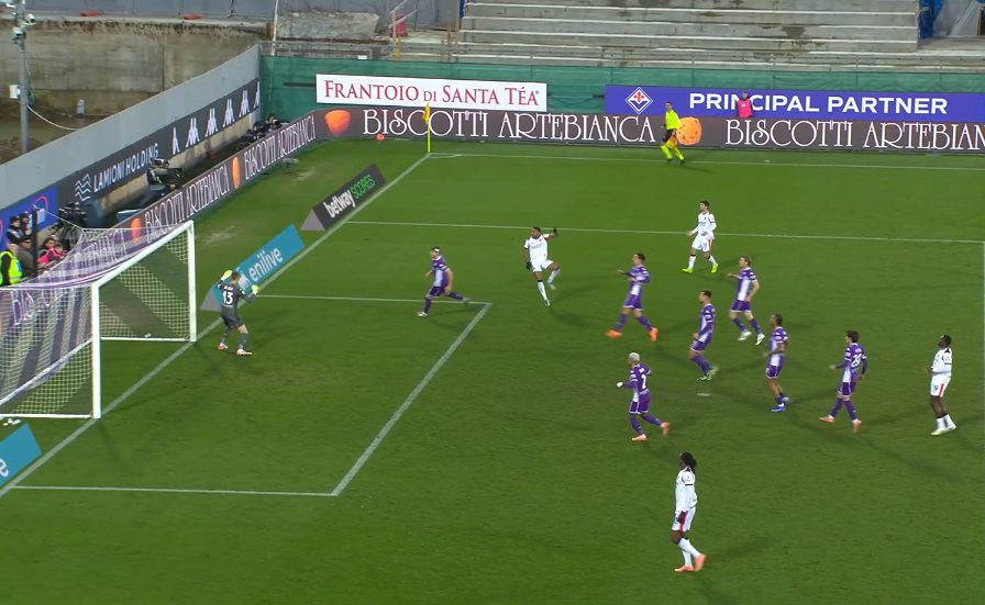 Il gol del pareggio firmato da Nkunku.