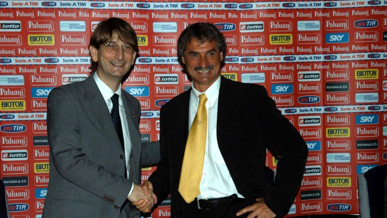 Pillon con Campedelli al Chievo Verona.