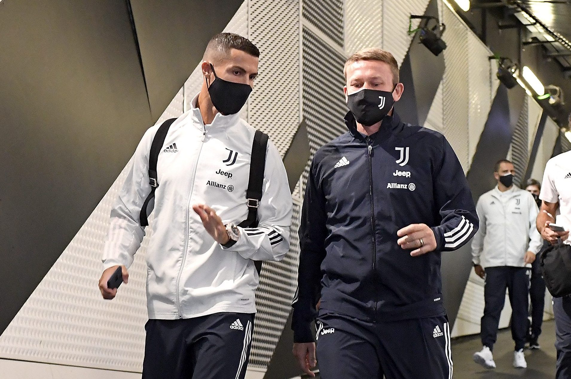 Cristiano Ronaldo e Roberto Baronio alla Juventus nell’ottobre del 2020