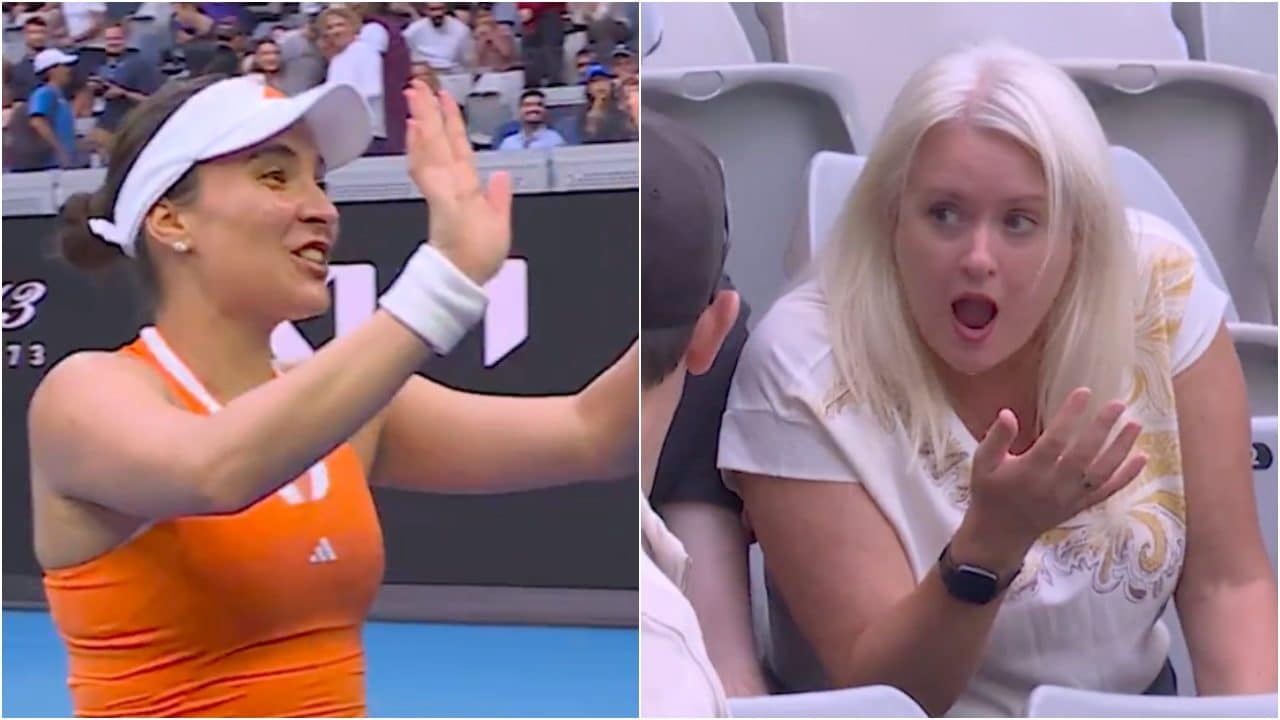 Ruse vince agli Australian Open e festeggia lanciando una pallina in tribuna, ma colpisce una tifosa