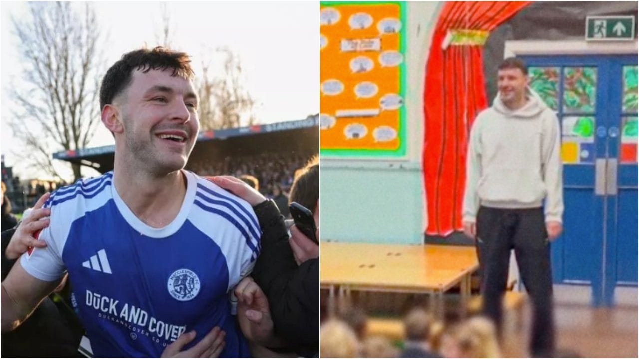 La storia di Sam Heathcote: dopo l'impresa in FA Cup torna a insegnare, a scuola i bimbi lo celebrano