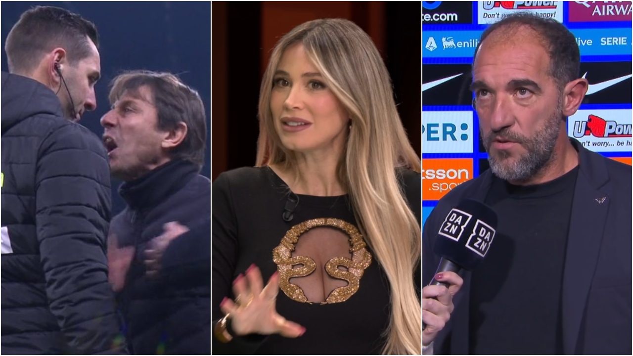 Perché Conte non si è presentato in tv dopo Inter-Napoli: Diletta Leotta ci resta male