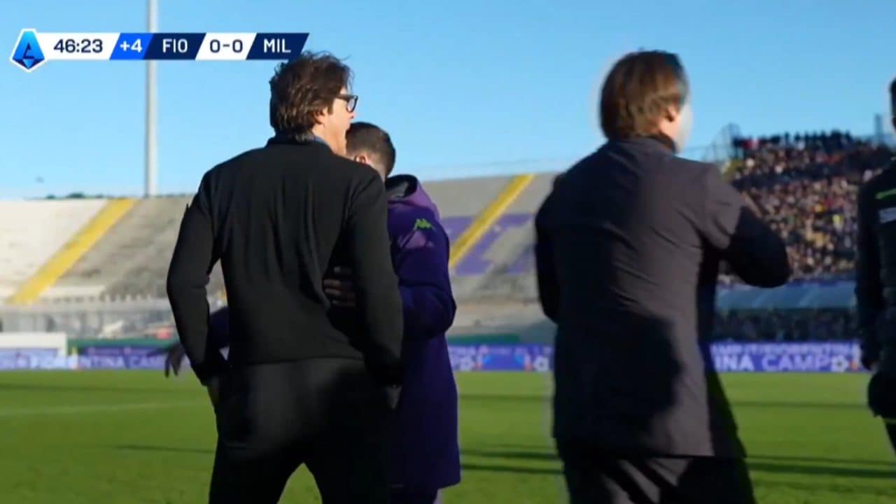 Vanoli perde le staffe in Fiorentina-Milan, Massa prima l'ammonisce, poi l'espelle: cos'è successo